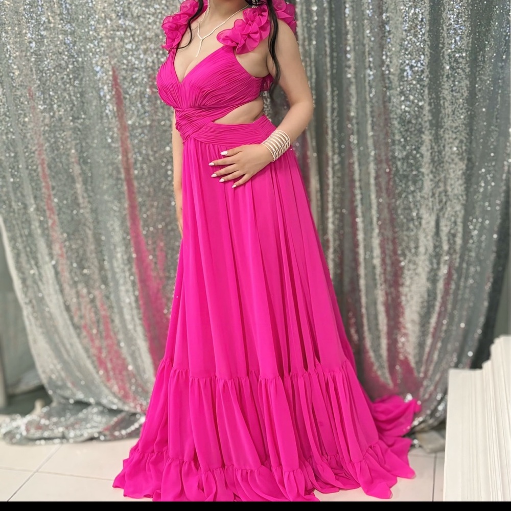Elegant Pink prom dress